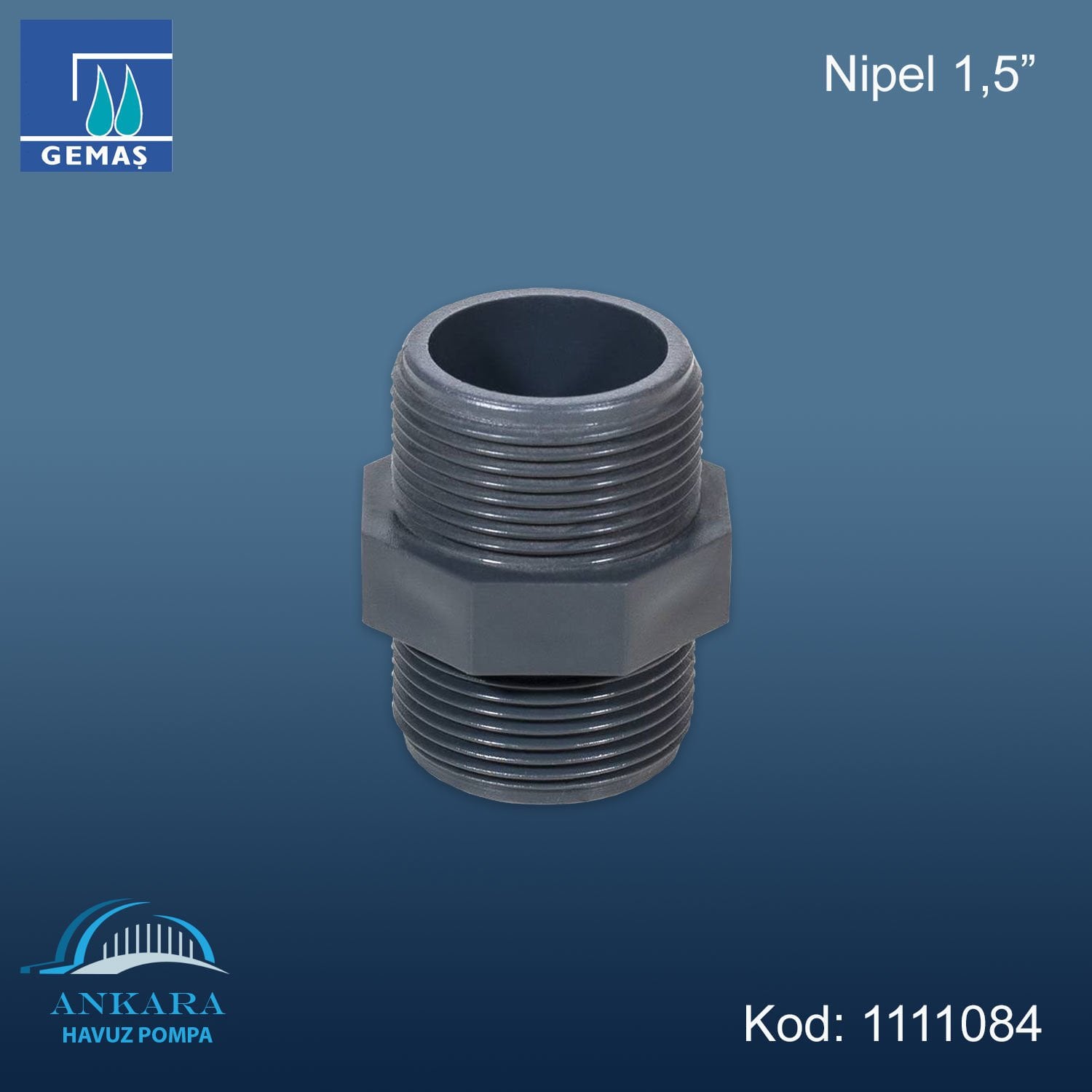1,5'' Nipel