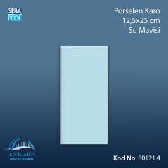 Porselen Karo 12,5x25 cm Su Mavisi (m² ile satın alma)