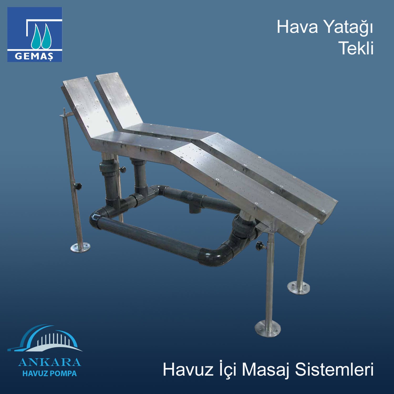 Hava Yatağı - Tekli 304 Kalite Paslanmaz