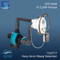 STP-SPM Karşı Akıntı Masaj Sistemi Tri 3,0HP Pompa
