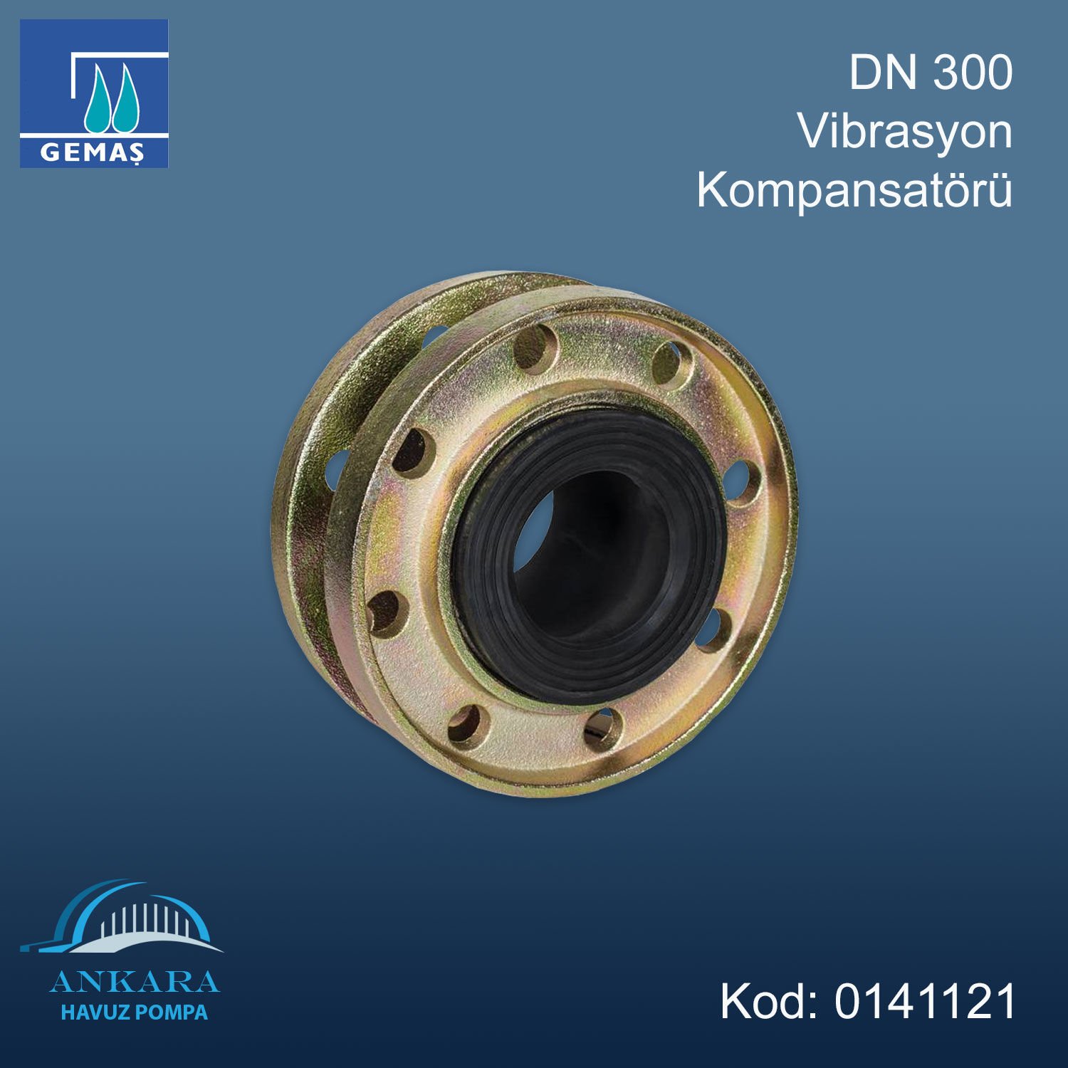 DN 300 Vibrasyon Kompansatörü
