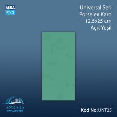 Universal Seri Porselen Karo 12,5x25cm Açık Yeşil (m² ile satın alma)