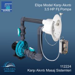 Elips Model Karşı Akıntı 3,5 HP Flj Pompa