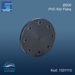 Ø200 PVC Kör Flanş