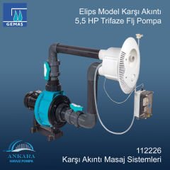 Elips Model Karşı Akıntı 5,5 HP Trifaze Flj Pompa