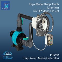 Elips Karşı Akıntı Liner İçin 3,5 HP Mono Flo Jet