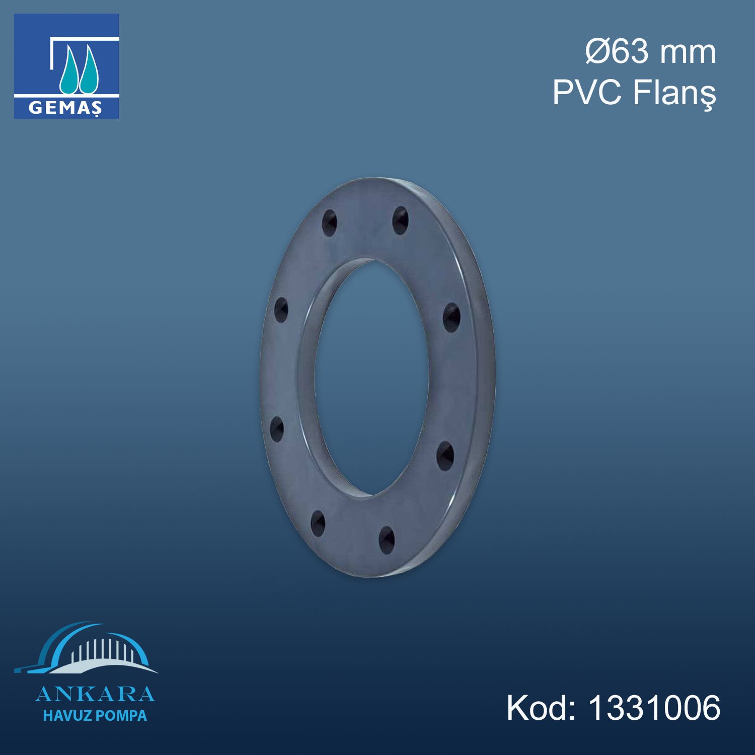 Ø63 mm PVC Flanş