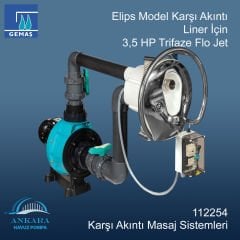 Elips Karşı Akıntı Liner İçin 3,5 HP Trifaze Flo Jet
