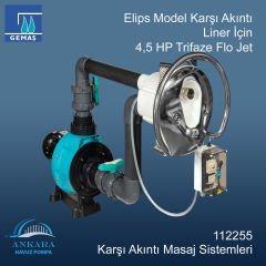 Elips Karşı Akıntı Liner İçin 4,5 HP Trifaze Flo Jet