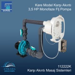 Kare Model Karşı Akıntı 3,5 HP Monofaze Flj Pompa