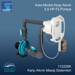 Kare Model Karşı Akıntı 5,5 HP Flj Pompa