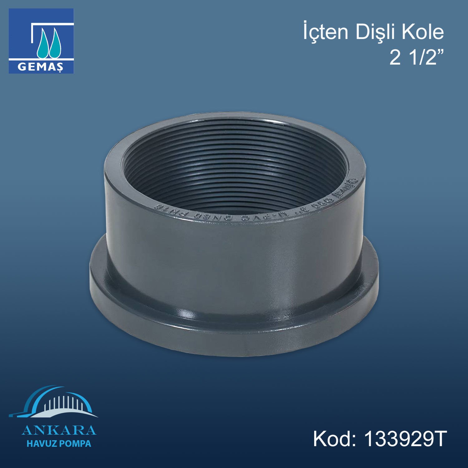 İçten Dişli Kole 2 1/2''