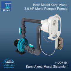 Kare Model Karşı Akıntı 3,0 HP Mono Pumpex Pompa