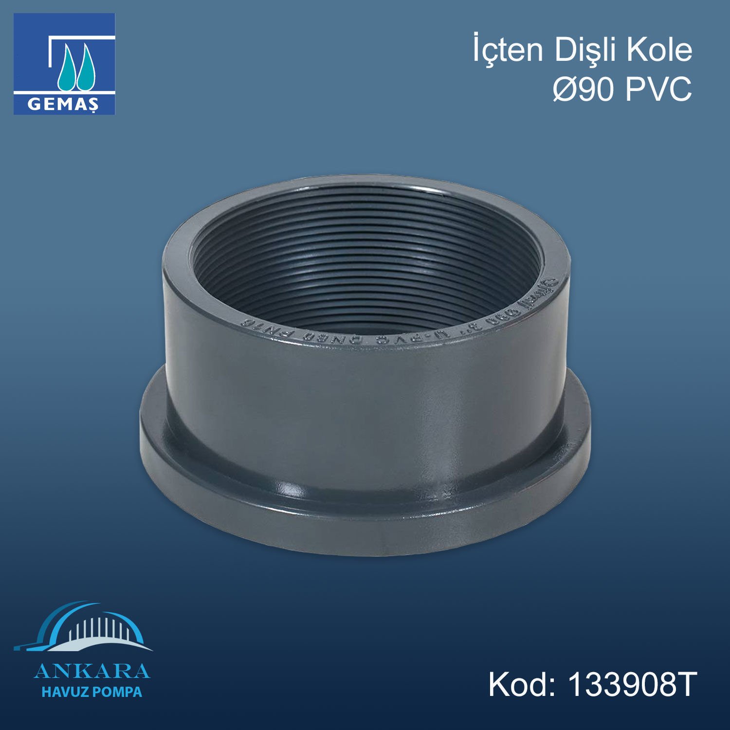 Ø90 İçten Dişli Kole