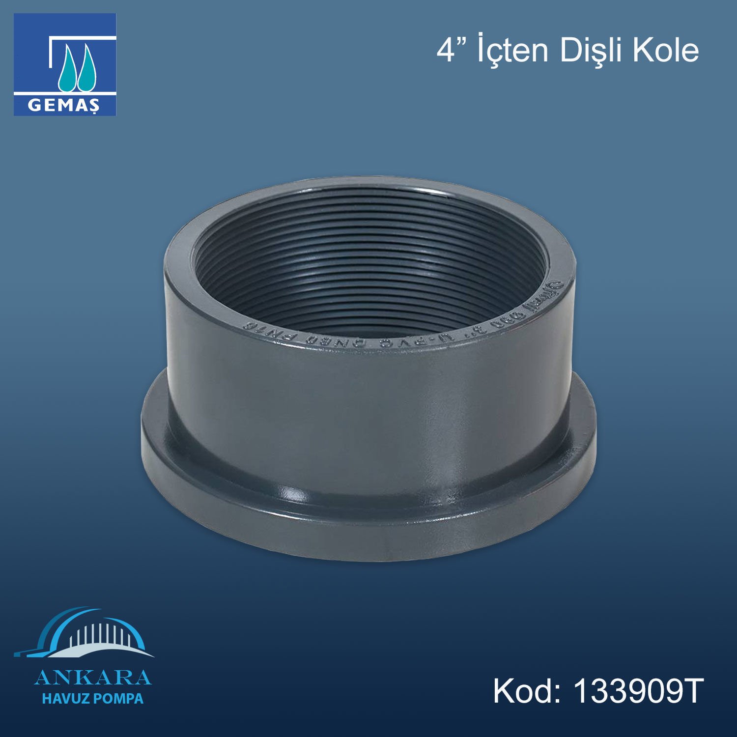 4'' İçten Dişli Kole