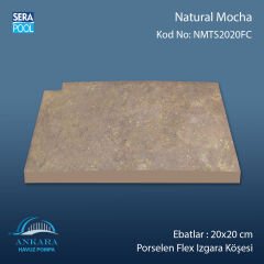 Natural Mocha 20x20 cm Flex Izgara Köşeleri