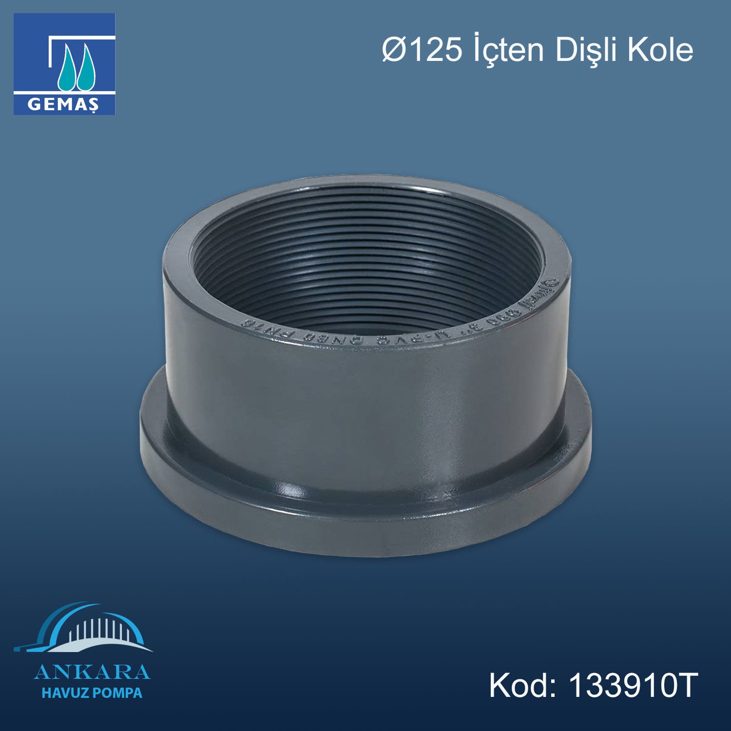 Ø125 İçten Dişli Kole
