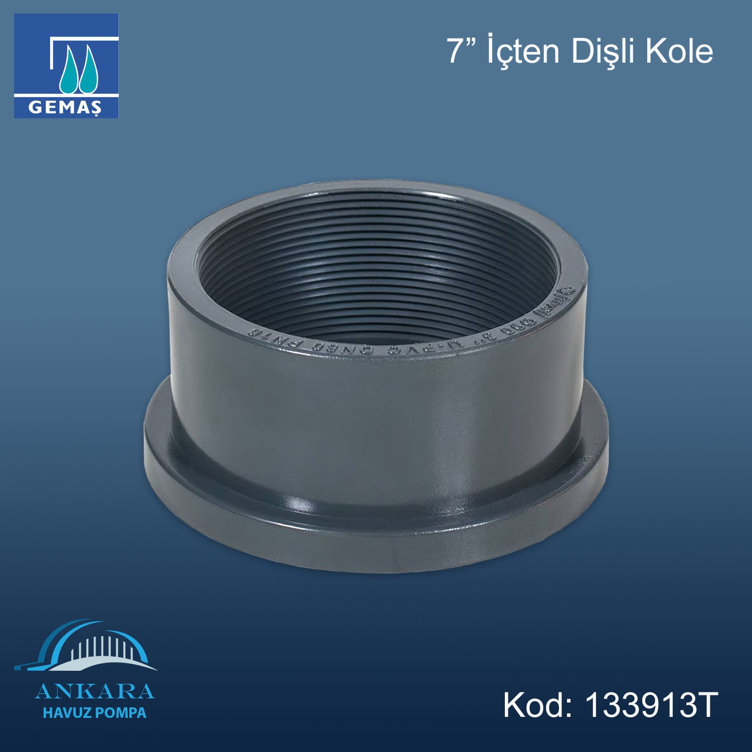 7'' İçten Dişli Kole