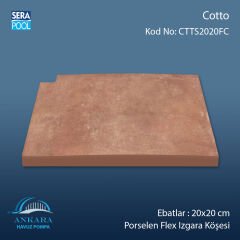 Cotto 20x20 cm Flex Izgara Köşeleri