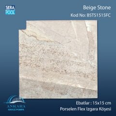 Beige Stone 15x15 cm Flex Izgara Köşeler