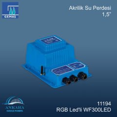 Akrilik Su Perdesi RGB Led'li WF300LED - 1,5''