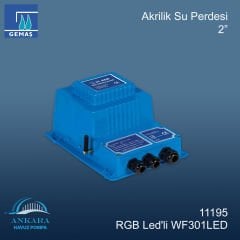 Akrilik Su Perdesi RGB Led'li WF301LED - 2''