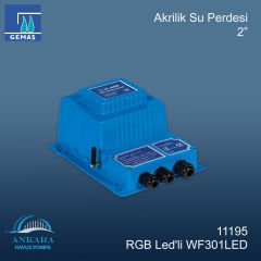 Akrilik Su Perdesi RGB Led'li WF301LED - 2''