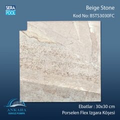 Beige Stone 30x30 cm Flex Izgara Köşeleri