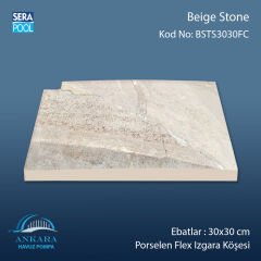 Beige Stone 30x30 cm Flex Izgara Köşeleri