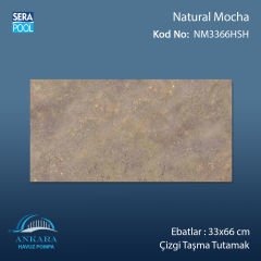 Natural Mocha 33x66x1,80 cm Çizgi Taşma Tutamak