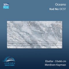 Oceano 33x66x0,76 cm Merdiven Kaymazı