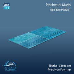 Patchwork Marin 33x66x0,76 cm Merdiven Kaymazı