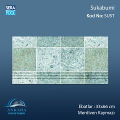 Sukabumi 33x66x0,76 cm Merdiven Kaymazı
