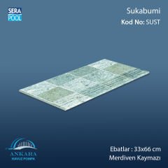 Sukabumi 33x66x0,76 cm Merdiven Kaymazı
