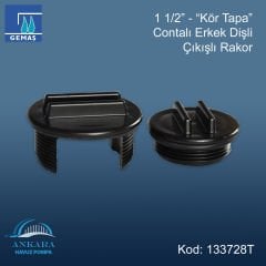 1 1/2'' Contalı Erkek Dişli