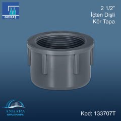 2 1/2'' Pvc İçten Dişli Kör Tapa