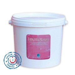“TABCHLOR-Multi” Stabilize Triklor Tableti, 200 gr. Yosun Önleyici ve Çöktürücü 5 Kg.