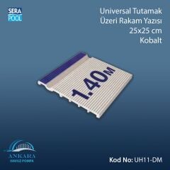 Universal Tutamak Üzeri Rakam Yazısı 25x25 cm Kobalt-Logo Baskı