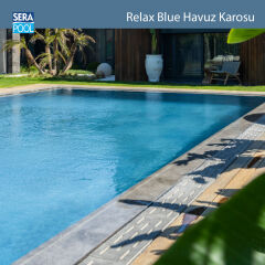 Serapool Relax Blue Porselen Karo Fileli 33x33 cm - m²