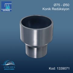 Ø75 - Ø50 Konik Redüksiyon
