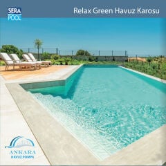 Serapool Relax Green Porselen Karo Fileli 5x5 cm - m²