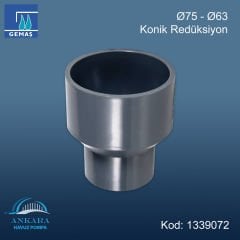 Ø75 - Ø63 Konik Redüksiyon