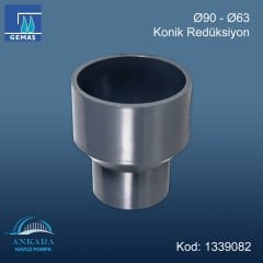 Ø90 - Ø63 Konik Redüksiyon