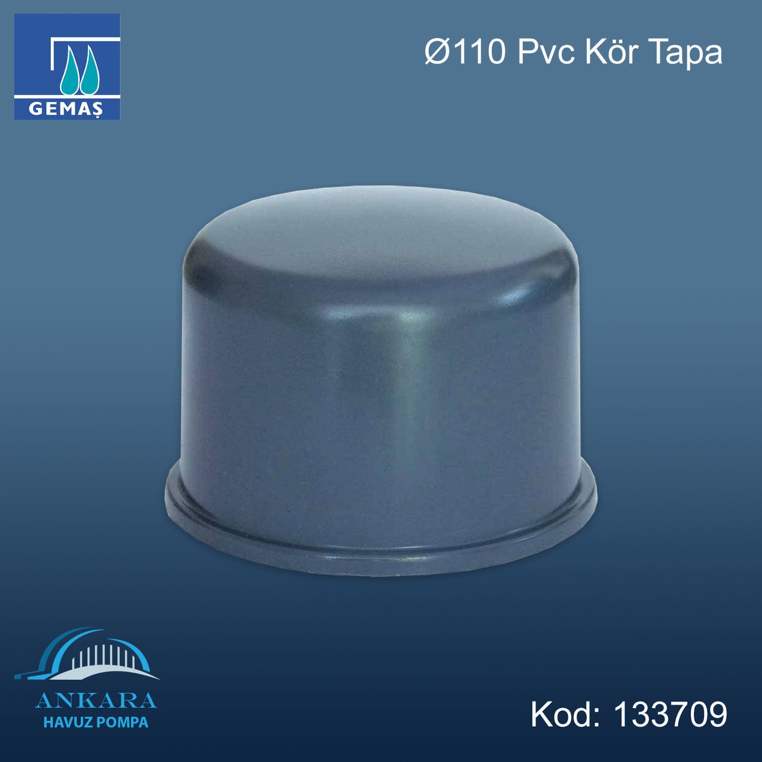 Ø110 Pvc Kör Tapa