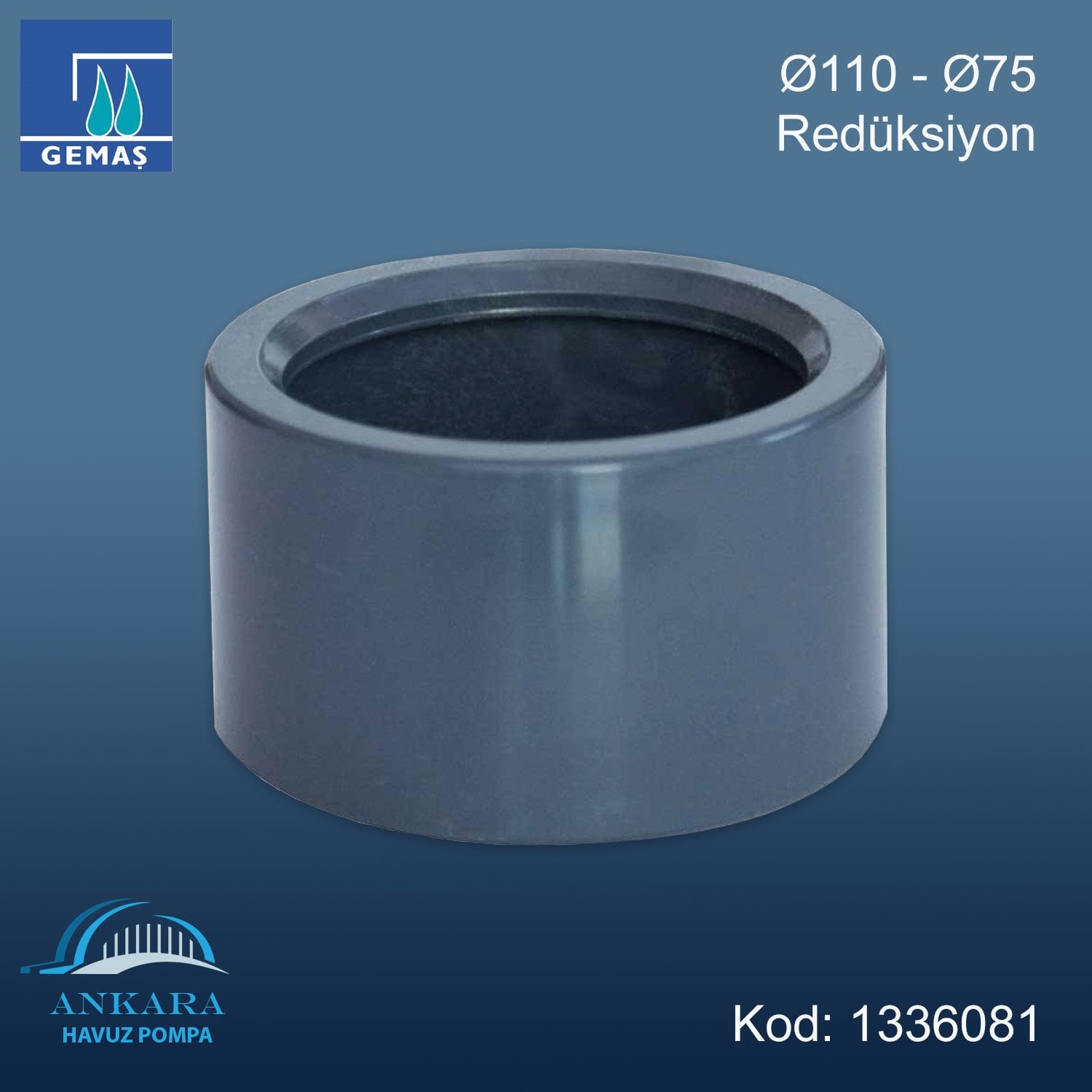 Ø110 - Ø75 Redüksiyon