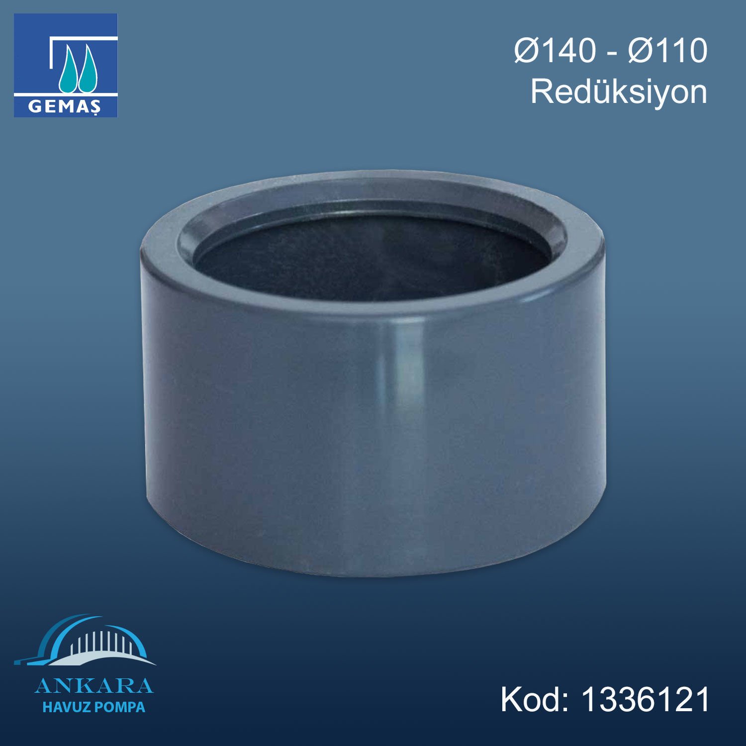 Ø140 - Ø110 Redüksiyon