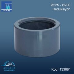 Ø225 - Ø200 Redüksiyon