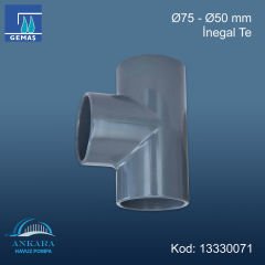 Ø75 - Ø50 mm İnegal Te
