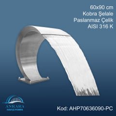 AHP-063 Omuz Masajı Kobra Şelale 60X90 cm 316 Krom Kaplama Paslanmaz Çelik