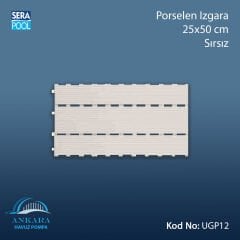 Universal Porselen Izgara - 25x50 cm Sırsız